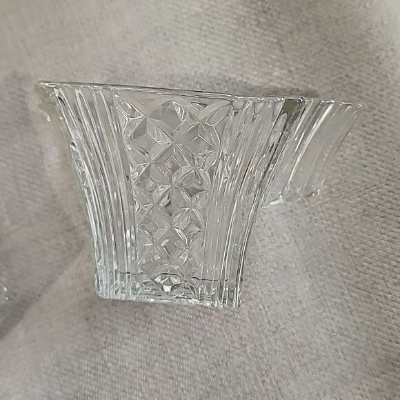 Art Deco Glass Sugar and Creamer - Picture 4 of 9